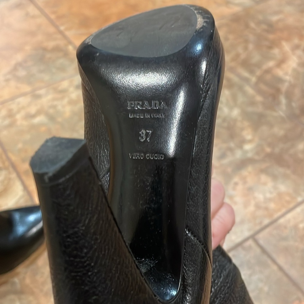 Authentic Prada Black Ankle boots - ‼️PRICE DROP - Picture 12 of 16